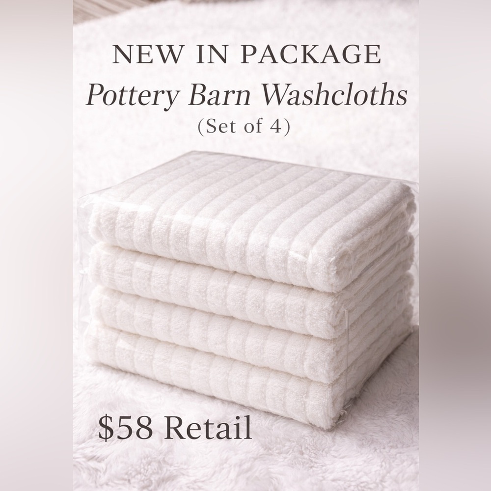 Opalhouse White Textured Ribbed Cotton Face Cloth
